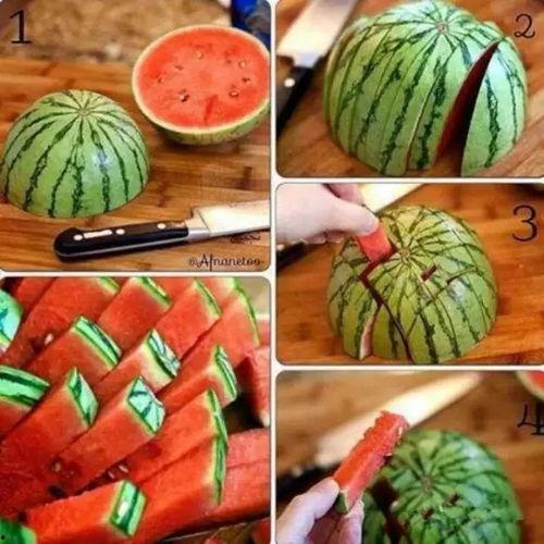 吃瓜大赛西瓜切多大